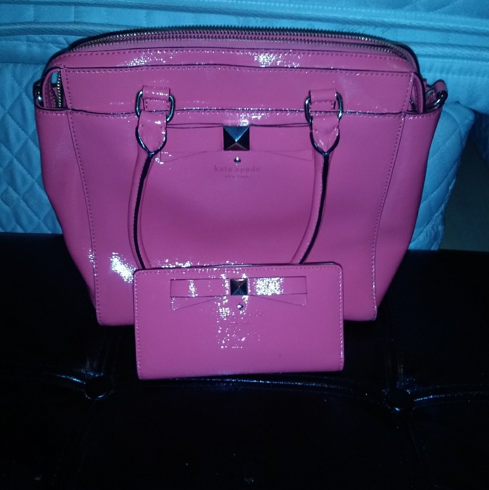 Kate spade handbag and wallet
